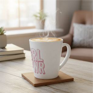 CANECA DE CAFÉ LATTE GRL PWR