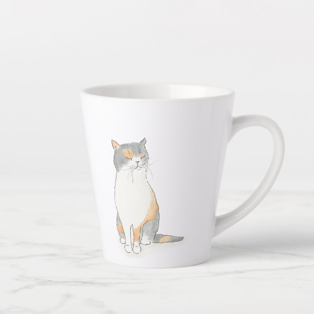 Caneca De Café Latte Grumpy Katie latte mug (Direita)