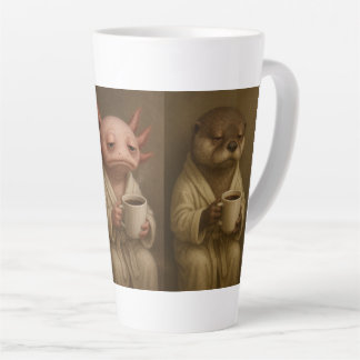 Caneca De Café Latte Grumpy Lake Pals