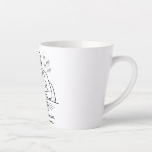 Caneca De Café Latte Guia de Aristóteles para Moderação