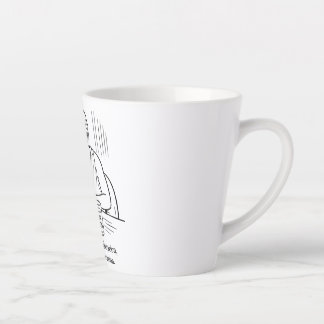 Caneca De Café Latte Guia de Aristóteles para Moderação