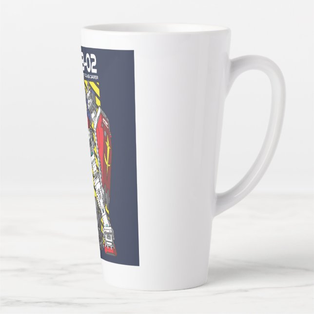 Caneca De Café Latte Gundam (Direita)