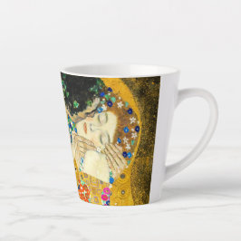Caneca De Café Latte Gustav Klimt Kiss / Valentine's Day Artistic