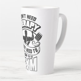 Caneca De Café Latte Gym