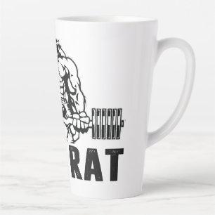 Caneca De Café Latte Gym Rat