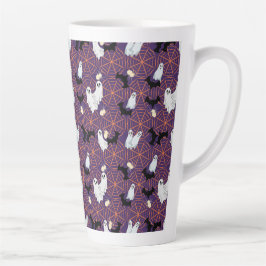 Caneca De Café Latte Halloween