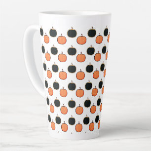 Caneca De Café Latte Halloween/abóbora Latte Mug