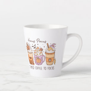 Caneca De Café Latte Halloween e Café