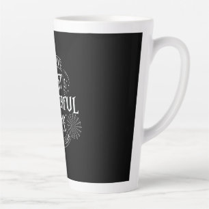 Caneca De Café Latte Halloween É O Aniversário Mais Maravilhoso