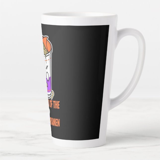 Caneca De Café Latte Halloween Gift | Ataque Do Ramen (Direita)