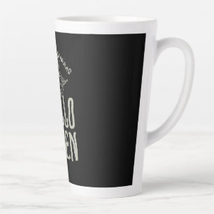 Caneca De Café Latte Halloween Hallo Queen