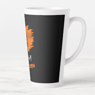 Caneca De Café Latte Halloween Happy Halloween Birthday