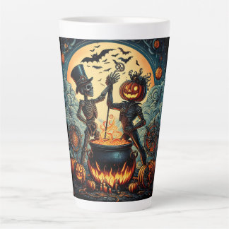 Caneca De Café Latte Halloween Latte Mug