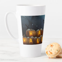 Caneca De Café Latte halloween mug