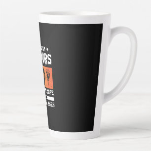 Caneca De Café Latte Halloween Nós Compensamos Horrores