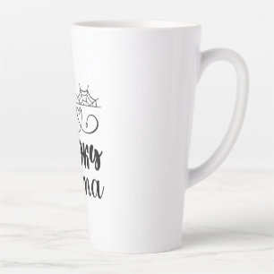 Caneca De Café Latte Halloween One Spooky Mama Birthday