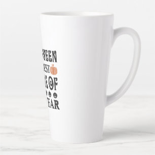 Caneca De Café Latte Halloween The Best Time Of The Year Birthday