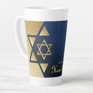 Caneca De Café Latte Hanukkah Latte Mug