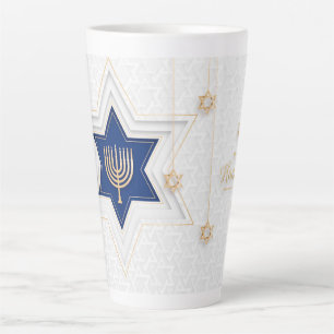 Caneca De Café Latte Hanukkah Latte Mug
