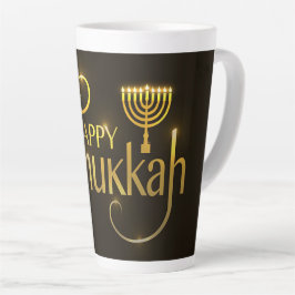 Caneca De Café Latte Hanukkah Latte Mug