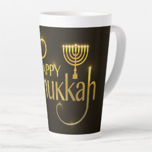 Caneca De Café Latte Hanukkah Latte Mug