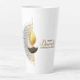 Caneca De Café Latte Happy Diwali