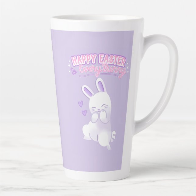 Caneca De Café Latte Happy Easter to Every Bunny (Direita)