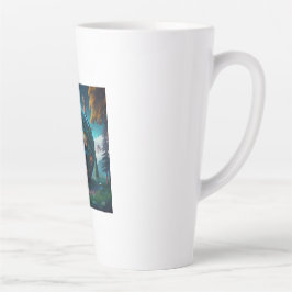 Caneca De Café Latte Happy Emoji House