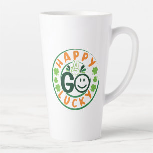 Caneca De Café Latte Happy Go Lucky-52904