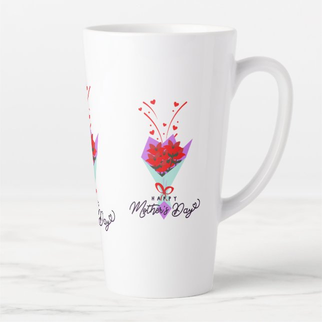 CANECA DE CAFÉ LATTE HAPPY MOTHER DAY GIFT (Direita)