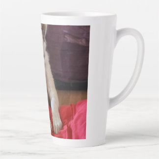 Caneca De Café Latte Happy Pup!