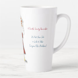 Caneca De Café Latte 'Harriet' - Sanity Reminder Latte Mug