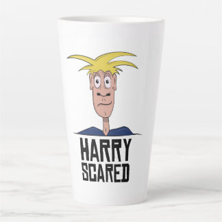 Caneca De Café Latte Harry Assustou Latte Mug