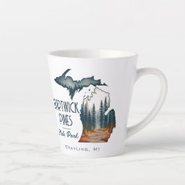 Caneca De Café Latte Hartwick Pines State Park Souvenir Gift