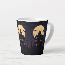 Caneca De Café Latte Haunted Manor - Midnight Coffee Ritual