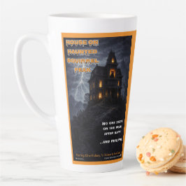 Caneca De Café Latte Haunted Squirrel Peak