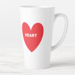 Caneca De Café Latte Heart Latte