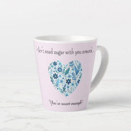 Caneca De Café Latte Heart Mug