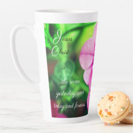 Caneca De Café Latte Hebraico 13:8