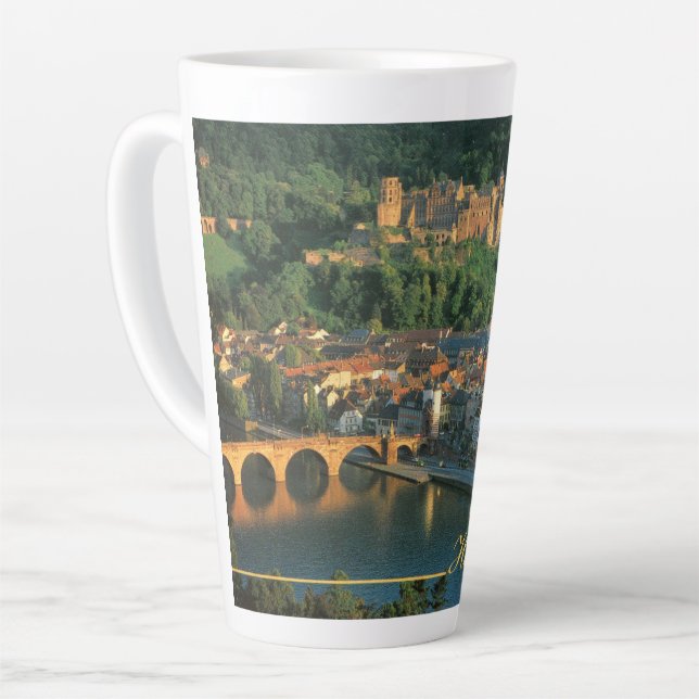 Caneca De Café Latte Heidelberg (Ângulo esquerdo)