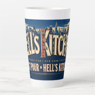 Caneca De Café Latte Hell's Kitchen Manhattan NYC