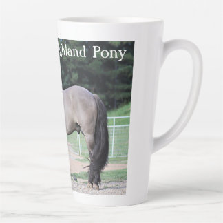 Caneca De Café Latte Highland pony latte cup