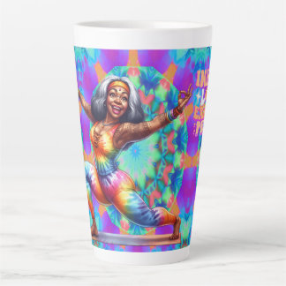 Caneca De Café Latte Hippie Chic Inhale Amor Latte Mug