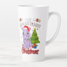 Caneca De Café Latte HIPPO Latte Mug