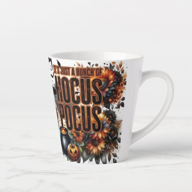 Caneca De Café Latte “Hocus Pocus Magic Vibes” (Direita)