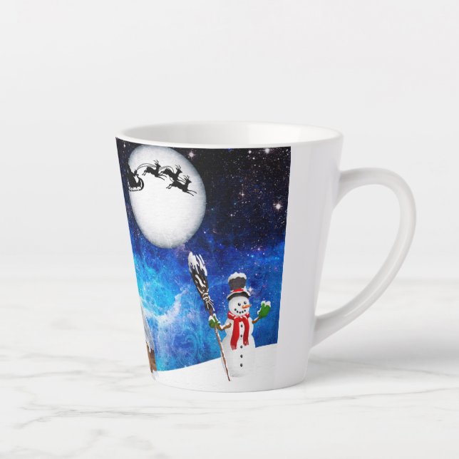 Caneca De Café Latte Holiday Mug (Direita)