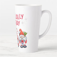 Holly Jolly Holiday Gnomos Whimsical Christmas