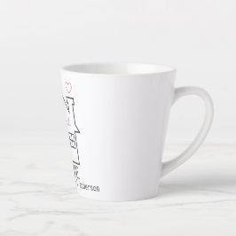 Caneca De Café Latte Home Sweet Home personalizado