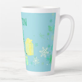 Caneca De Café Latte Homem de Neve Personalizado com presentes