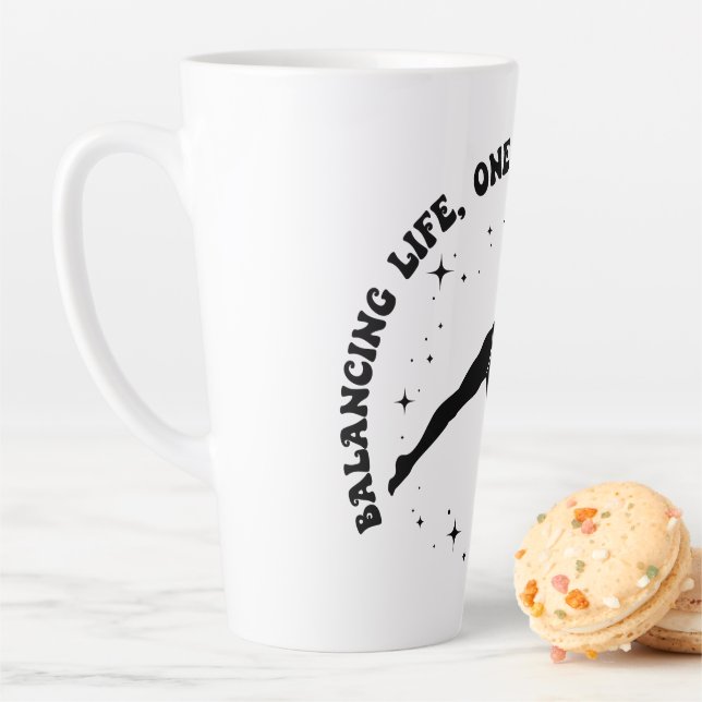 Caneca De Café Latte Homenagem às ginásticas para a Vida Equilibrada (In Situ)
